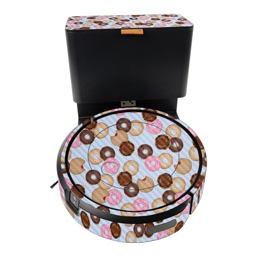 Image of Carbon Fiber Headphone Skin Compatible with iRobot Roomba J5+ - Donut Binge - Premium 3M Vinyl Protective Wrap Decal Cover - Easy to Apply | Crafted in The USA by MightySkins