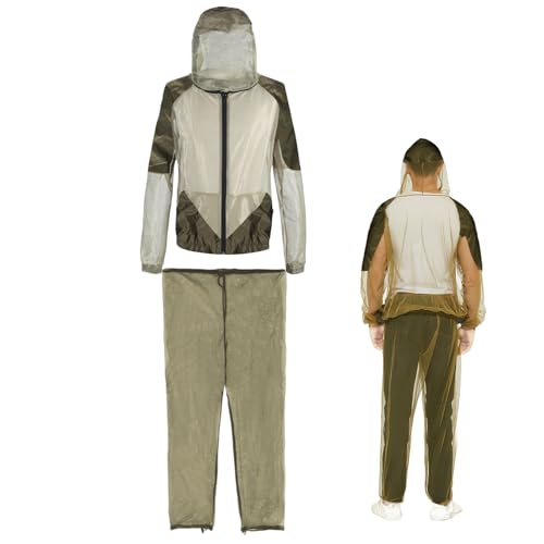 Combinaison anti-mouches vêtement maille respirante pêche rando