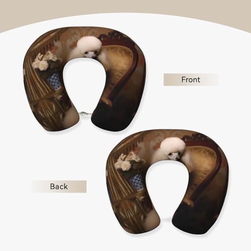 Almohada de espuma viscoelástica para viaje U-shaped miniatura 2