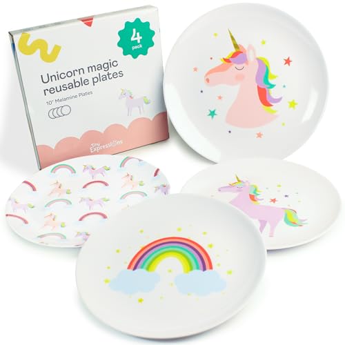 Tiny Expressions Unicorn Plates – 10