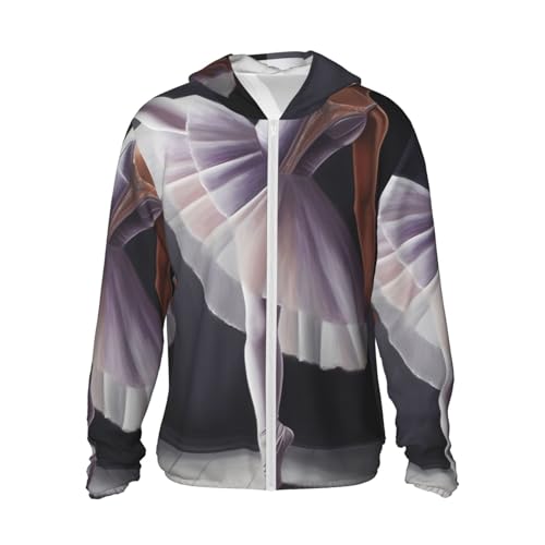 Chemise de soleil homme UPF 50+ veste anti-UV à capuche pour randonnée et trail