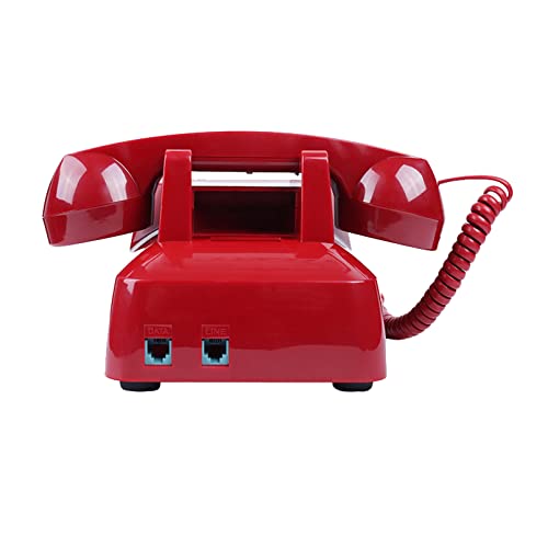 Benotek Landline Phone For Home Retro Amplified Single Line Corded Desk Telephone With Extra Loud Ringer Land Line House Phone Old Fashion Telephones For Seniors (Red), Black #TOP4