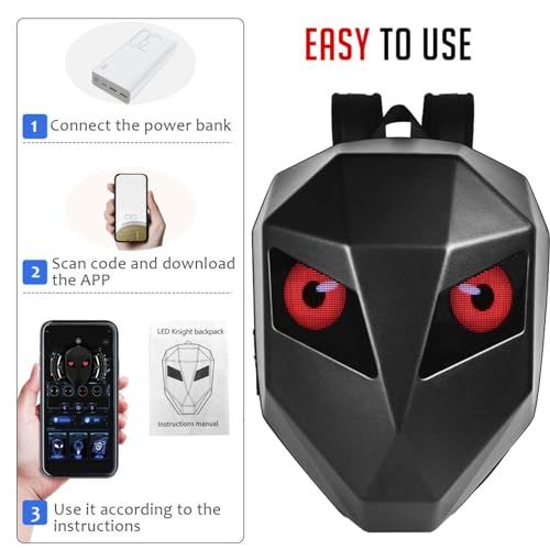 Accessoires de moto indispensables : sac à dos étanche à coque rigide et LED - 3