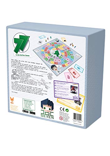 41ulhBllKML TOPI GAMES | Le Jeu De Doc Seven | Jeu de société | Culture Générale | Idée Cadeau Enfant Dès 7 ans et + | 2 à 7 joueurs | 45 à 90 Min | à Jouer Entre Amis ou en Famille | Version Française