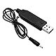 DollaTek 4PCS USB-Drohnenbatteriekabel 3,7-V-Lipo-Batterieladegerät mit DC 2,0-mm-Anschluss für Attop XT-1 RC-Drohnen-Quadcopter WiFi FPV-Drohnen-Flugzeugteile