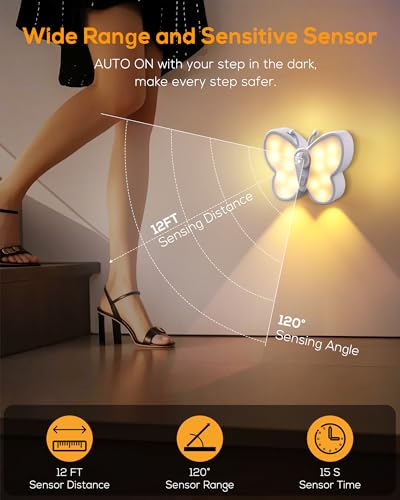 30 luces LED con sensor de movimiento, 2 unidades por $9.99