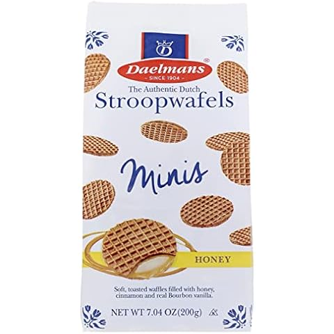 Daelmans Original Dutch Honey Mini Wafers, Kosher, 7.04 Ounces (Pack Of 12) Cover
