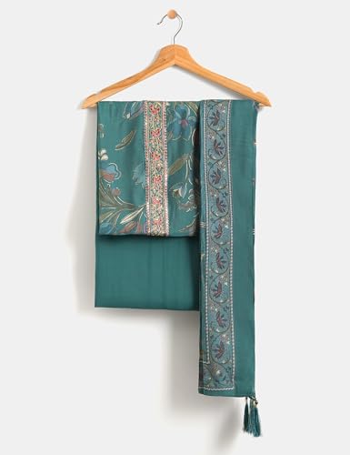 Image of Amazon Brand - Myx Women's Unstitched Salwar Suit Dress Material With Dupatta