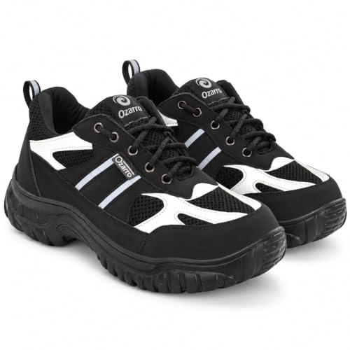 Image of Ozarro Men's Low-Top Steel Toe Work Safety Shoes