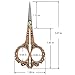 Embroidery Scissors, Stainless Steel Sewing Crafting Scissors 4.6 Inch Razor Sharp Vintage European Plum Blossom Shears for Paper Cutting, Macrame, Artwork, Threading, Needlework(with Tassels)