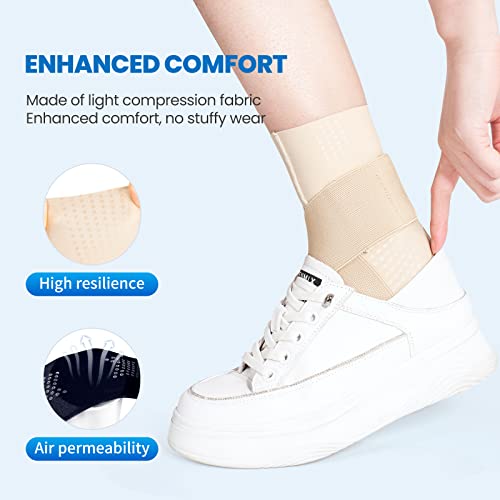 Galvaran Ankle Brace, Adjustable Breathable Compression Ankle Support，For Men And Women With Sprained Ankles, Ankle Wrap Stabilizing Ligaments, Plantar Fasciitis Relief #TOP4