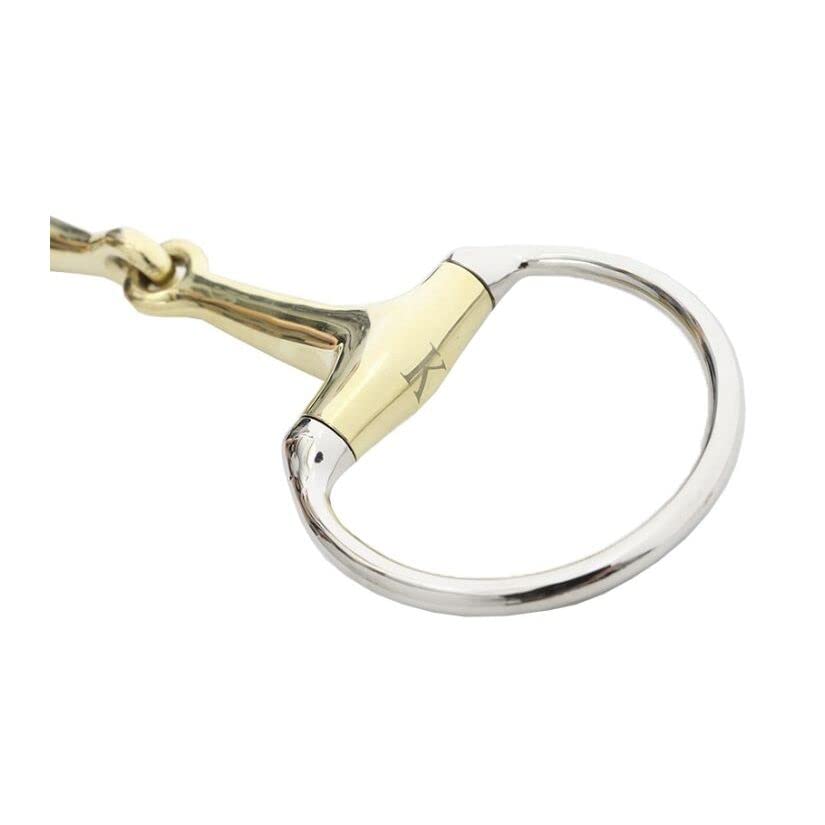 Kavalkade Mors Olive pour Cheval à Simple Brisure KavalBit 12 mm