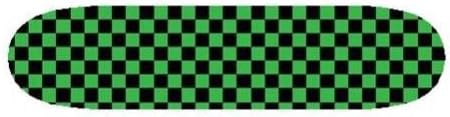 Skateboard Decks Checkered Black Green Deck 7.75