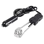 Uadme 12V Portable Car Immersion Heater Electric Kettle Coffee Tea Safe Warmer Travel Warmer