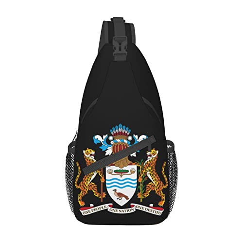 Mochila Crossbody Unisex Negro miniatura 2