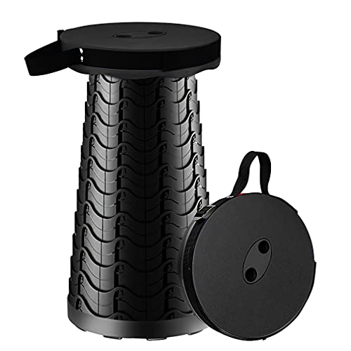 Taburete Plegable Alto Negro Marca Yuirshion