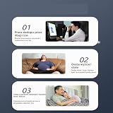 Podwyższona I Pogrubiona Poduszka Pod Szyję Dla Osób Otyłych,Ergonomiczna Poduszka Na Ból Szyi,Poduszka Konturowa Mocna Poduszka Pod Szyję Z Poszewką Z Lodowego Jedwabiu,A-60 * 42 * 20cm