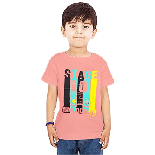 Image of Boys Chest Printed t Shirts Cotton Combo Pack of 5