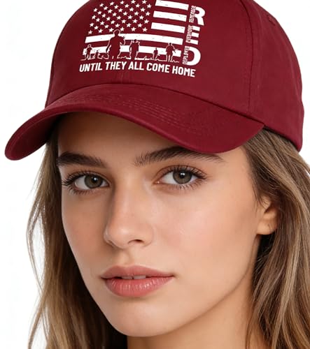 Gorra unisex de algodón color rojo miniatura 2