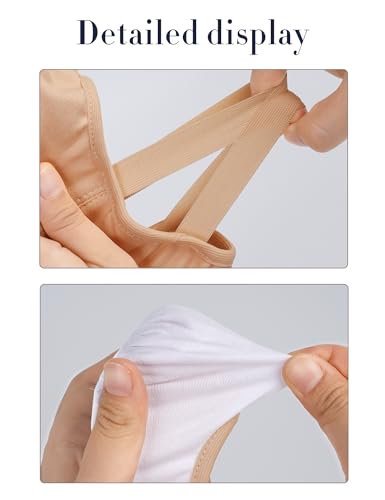 Women Ballet Shoes Highly Stretch Canvas Dance Slipper Yoga Shoes for Toddler/Little Kid/Big Kid/Girls/Adults4