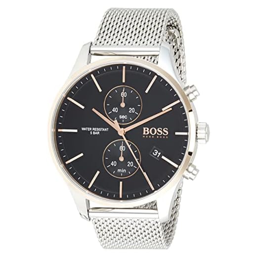 BOSS Reloj de Cuarzo con Correa en Acero Inoxidable 1513805