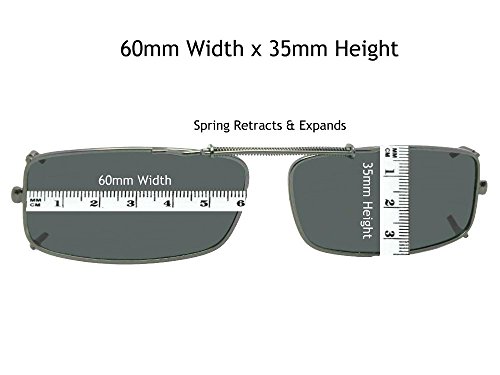 Extra Skinny Narrow Clip-on Sunglasses For Men and Women With Polarized Lenses4