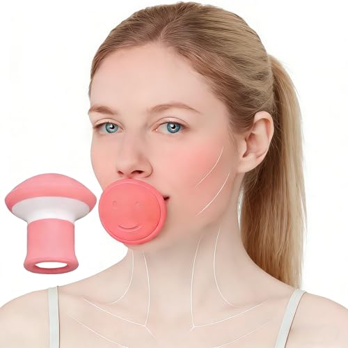 Jaw Exerciser,Double Chin Reducer,Facial Yoga for Skin Tighten Firm,Face Exerciser& Jawline Shaper, Jawline Exerciser, Jaw Trainer,Facial and Neck Exercise for Women and Men (One)