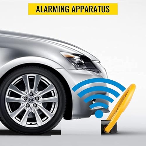 Image of AREO 315 Universal T-Shape Car Steering Wheel Anti-Theft Security Lock with 2 Keys | Auto Safety Device for All Cars | Heavy Duty Steel Construction | Easy Install | Car Security Accessory
