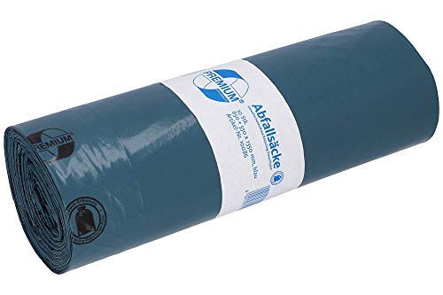 deiss Premium 10086 bolsas de residuos para 240 l de toneladas, tipo 80, 1200 mm x 1350 mm, color azul (10 unidades) Cover