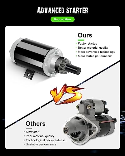 Image of SCITOO Starters New Compatible for Evinrude Engines - Marine Outboard E50DTL (3cyl) / E50EL (3cyl) / E50TTL (3cyl) / E60TTL 1998 E60EL / E60TL / E65WML 1986 1987 1988 MOT2001 5718