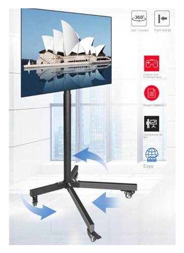 Soporte móvil para TV con ruedas para pantallas de 14-42 pulgadas miniatura 5