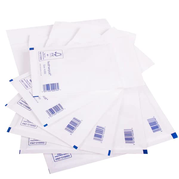 Featherpost® / Arofol® Padded Envelopes, (A-K) Various Sizes. Padded Bubble Envelopes Bags Postal Wrap Envelope (10, G - 260 x 345 (Internal Size 240 X 335mm))