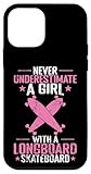 Installation facile Le longboard ne sous-estime jamais la puissance et le contrôle d\'une fille Coque pour iPhone 12 mini