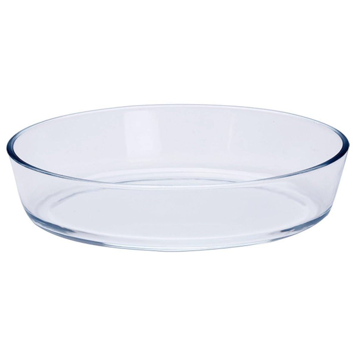 Plaque à pizza en verre borosilicaté plat de cuisson four et micro-ondes