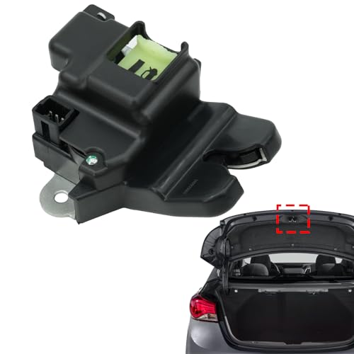 Recall 256 - Trunk Emergency Release May Fail - 2015-2016 Hyundai Elantra 4 Blycorul Rear Trunk Latch Actuator, Compatible with 2011-2016 Hyundai Elantra, Rear Tailgate Hatch Lock Actuator, Replaces 81230-3X010, 719-901
