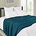 BOUTIQUO 100% Cotton Bed Blanket, Breathable Thermal Blanket Full - Queen Size, Soft Honeycomb Waffle Blanket 90