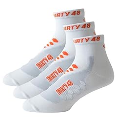 [3 Pairs] White/Orange