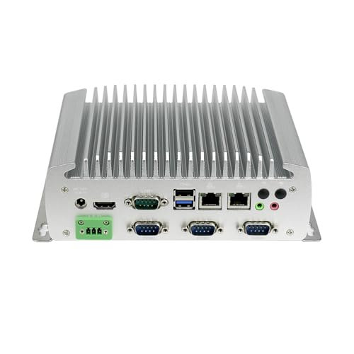 Fanless Industrial Computer, IPC, Mini PC, �C���e�� Celeron J1900, Windows 11, IX09, 6 x COM, 2 x I211 LAN, HDMI, 3 PIN Phoenix, SIM