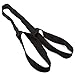 FIT SPIRIT Adjustable Cotton Yoga Mat Carrying Strap, Black
