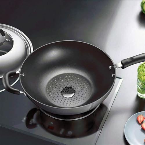 Wok antiadherente con tapa, compatible con inducción miniatura 4