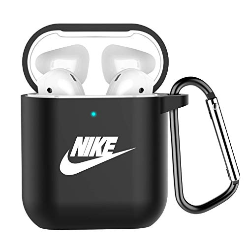 Earphone Accessories for Airpods Case with Keychain Soft Protective Silicone Cover Skin