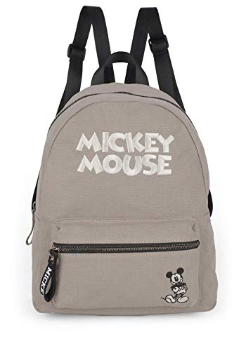 Mochila costas, Mickey, Cinza, Feminina