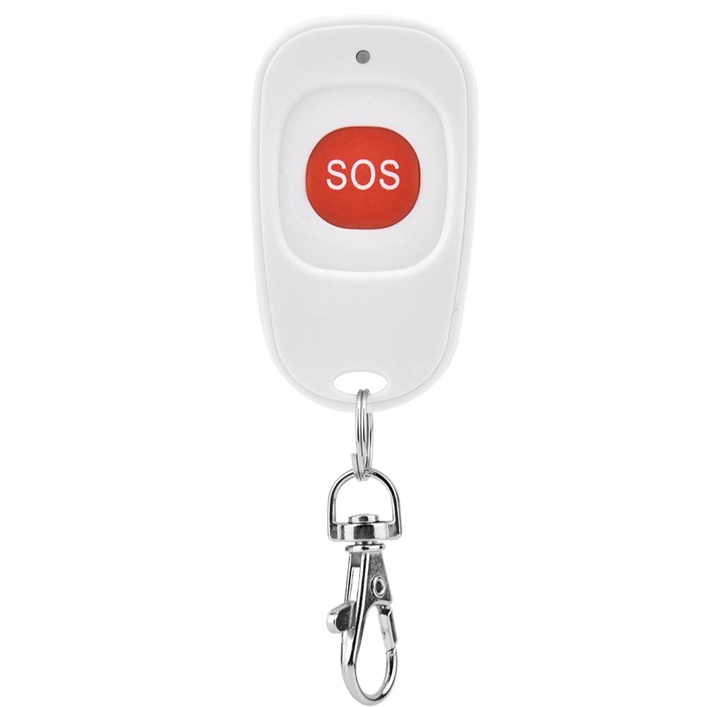 OKJHFD Wireless SOS Emergency Button，Smart SOS Emergency Button Alarm，Wireless Call Caregiver Paging System Alarm System Alarm Transmitter Button for Elderly Patient