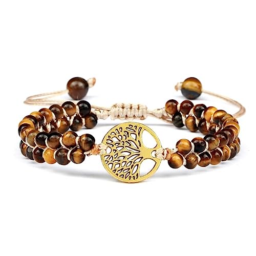 Oeil de Tigre véritable pour bijoux de guérison de yoga et protection spirituelle