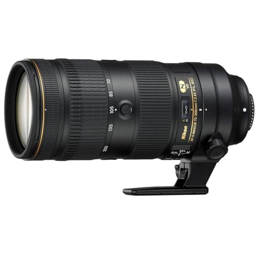 Nikon AF-S Nikkor 70-200 mm, 1:2.8E FL ED VR (inkl. HB-58 Gegenlichtblende mit CL-M2 Objektivbeutel) schwarz