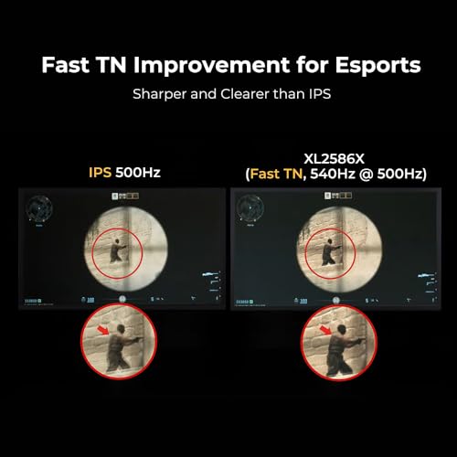 Zowie XL2586X eSports Monitor Gaming (24 pollici, 540Hz, TN rapido, DyAc 2, 1080p) - Monitor - Immagine 1