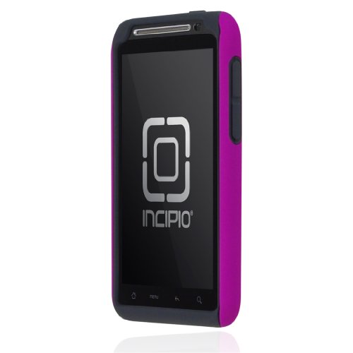 Incipio HTC Thunderbolt SILICRYLIC Hard Shell Case with Silicone Core - 1 Pack - Case - Retail Packaging - Purple/Gray