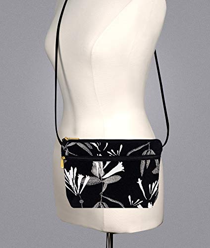 Image of Danny K. Women's Tapestry Zipper Purse Crossbody Handbag, Adjustable Cord, Handmade in USA