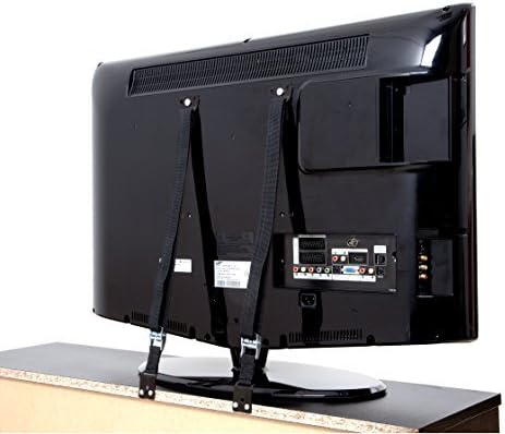 Anti-tip Furniture and TV Straps – Extra Strong with Metal Buckles and Heavy Duty Webbing – Complete Safety Kit with All Mounting Hardware - Clearance Sale