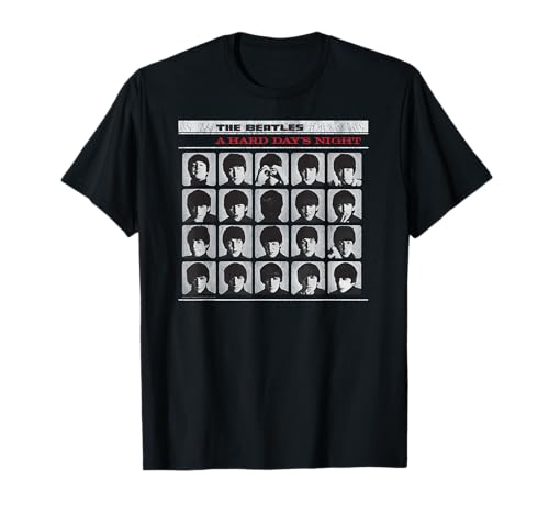 Oficial The Beatles A Hard Day'S Night Álbum Retro Band Camiseta